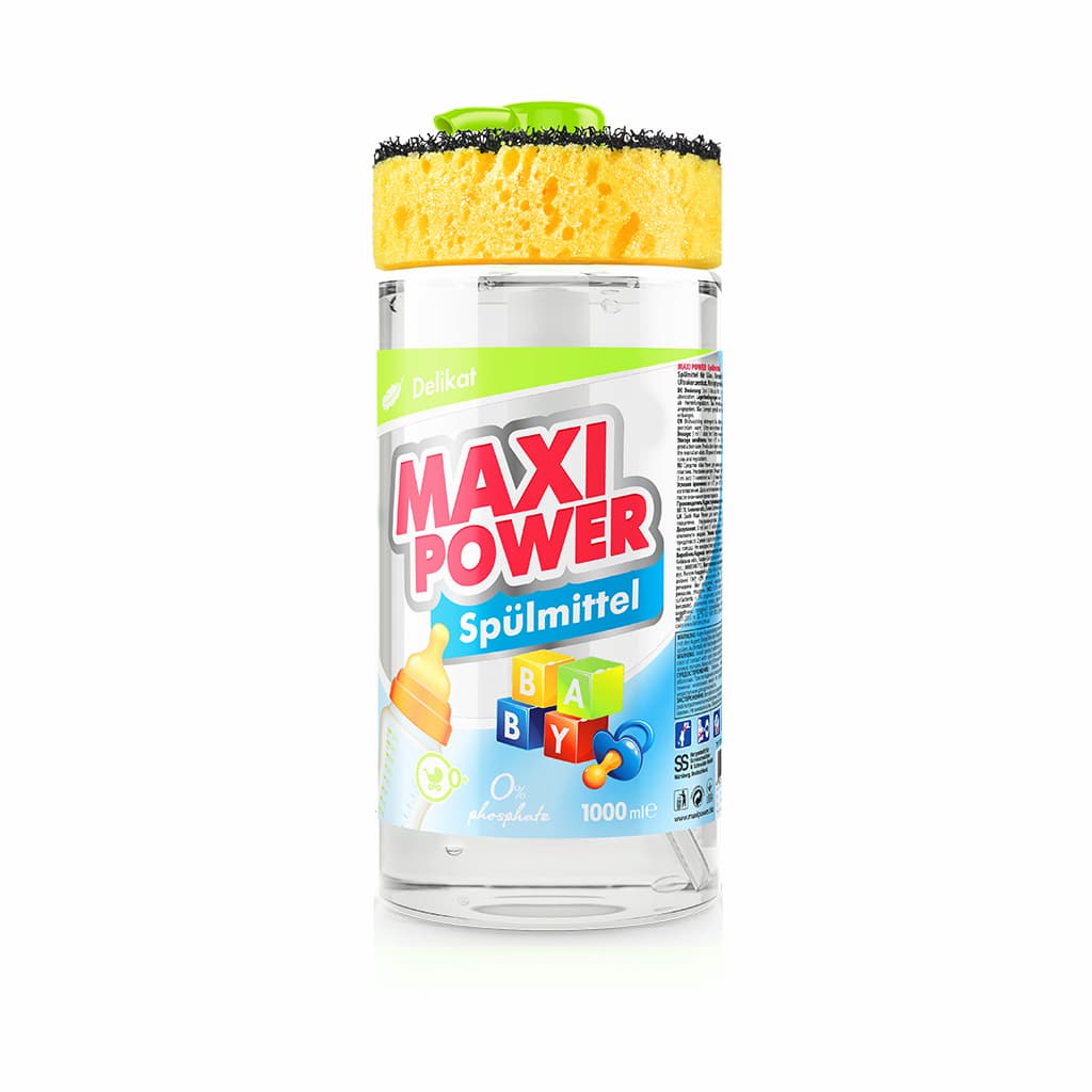 Дитячий засіб для миття посуду Maxi Power